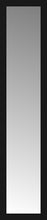 15" x 65" Soho Black Custom Framed Mirror