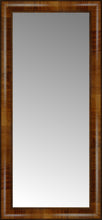 15" x 31" Belmont Light Brown Custom Framed Mirror