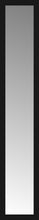 15" x 78" Soho Black Custom Framed Mirror