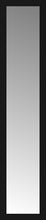 15" x 67" Soho Black Custom Framed Mirror