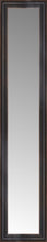 14" x 59" Aged Bronze Slope Custom Framed Mirror