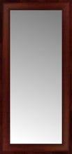 14" x 28" Ansley Mahogany Custom Framed Mirror