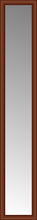 14" x 75" Ansley Cherry Custom Framed Mirror