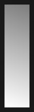 15" x 45" Soho Black Custom Framed Mirror