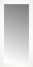 14" x 27" White Wide Cube Custom Framed Mirror