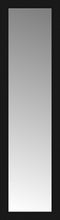 14" x 47" Soho Black Custom Framed Mirror