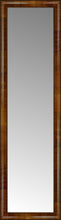 15" x 51" Belmont Light Brown Custom Framed Mirror