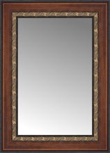 16" x 21" Malabar Walnut Custom Framed Mirror
