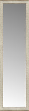 15" x 54" Libretto Antique Silver Custom Framed Mirror