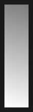 15" x 47" Soho Black Custom Framed Mirror