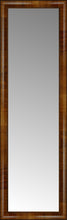 15" x 46" Belmont Light Brown Custom Framed Mirror