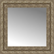 16" x 16" Sevilla Silver Custom Framed Mirror