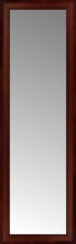 16" x 48" Ansley Mahogany Custom Framed Mirror