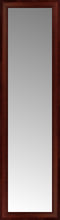 15" x 51" Ansley Mahogany Custom Framed Mirror