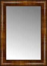 14" x 19" Belmont Light Brown Custom Framed Mirror