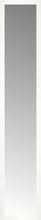 15" x 76" White Wide Cube Custom Framed Mirror