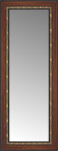 16" x 36" Malabar Walnut Custom Framed Mirror