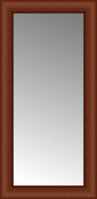 14" x 27" Ansley Cherry Custom Framed Mirror