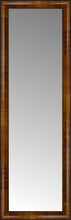 15" x 44" Belmont Light Brown Custom Framed Mirror