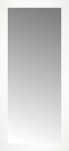 16" x 34" White Wide Cube Custom Framed Mirror
