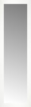 14" x 45" White Wide Cube Custom Framed Mirror