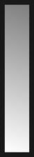 15" x 63" Soho Black Custom Framed Mirror