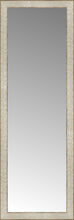 16" x 46" Libretto Antique Silver Custom Framed Mirror