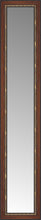 15" x 66" Malabar Walnut Custom Framed Mirror