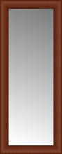 14" x 32" Ansley Cherry Custom Framed Mirror