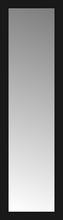 15" x 49" Soho Black Custom Framed Mirror