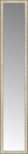 15" x 80" Libretto Antique Silver Custom Framed Mirror