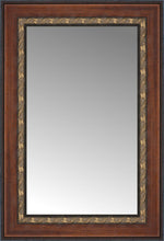 16" x 22" Malabar Walnut Custom Framed Mirror