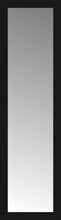 16" x 54" Soho Black Custom Framed Mirror