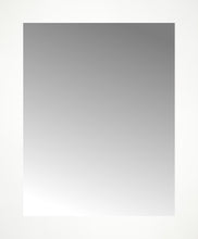 15" x 18" White Wide Cube Custom Framed Mirror