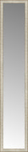 15" x 77" Libretto Antique Silver Custom Framed Mirror