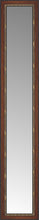 15" x 69" Malabar Walnut Custom Framed Mirror