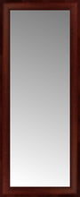 16" x 37" Ansley Mahogany Custom Framed Mirror