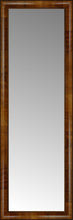 16" x 46" Belmont Light Brown Custom Framed Mirror