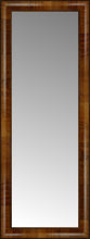 14" x 35" Belmont Light Brown Custom Framed Mirror
