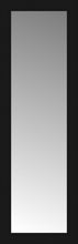 14" x 40" Soho Black Custom Framed Mirror