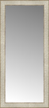 15" x 32" Libretto Antique Silver Custom Framed Mirror