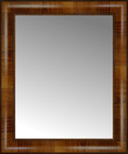 16" x 19" Belmont Light Brown Custom Framed Mirror