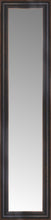 14" x 51" Aged Bronze Slope Custom Framed Mirror