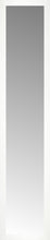 15" x 69" White Wide Cube Custom Framed Mirror