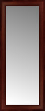 15" x 34" Ansley Mahogany Custom Framed Mirror