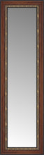 15" x 44" Malabar Walnut Custom Framed Mirror