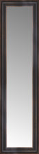 14" x 46" Aged Bronze Slope Custom Framed Mirror