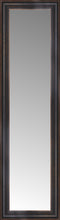 15" x 48" Aged Bronze Slope Custom Framed Mirror