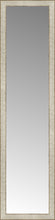 15" x 58" Libretto Antique Silver Custom Framed Mirror