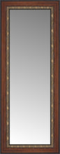 16" x 36" Malabar Walnut Custom Framed Mirror